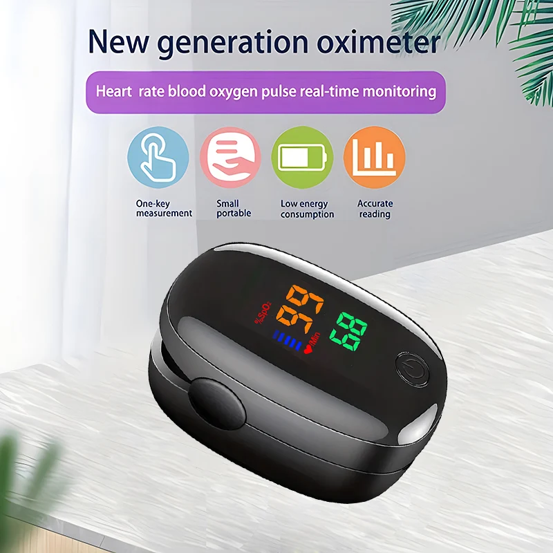 Finger Clip Pulsoximeter OLED Bildschirm Blut Sauerstoff