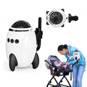 Tragbare Automatische Babywippe, Kompatibel mit Kinderwagen, Freihändige Schaukelfunktion