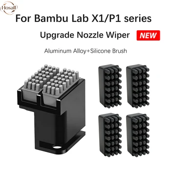P1S Düsenwischer X1C Düsenreiniger Aluminium Reinigungswerkzeug Schnelle Installation für Bambu Lab P1S P1P