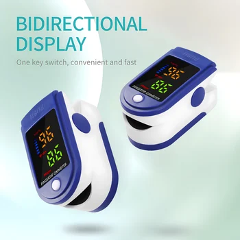 LED Fingertip Oximeter Herzfrequenz Monitor Finger Clip Blut Sauerstoff Sättigung Puls Überwachung