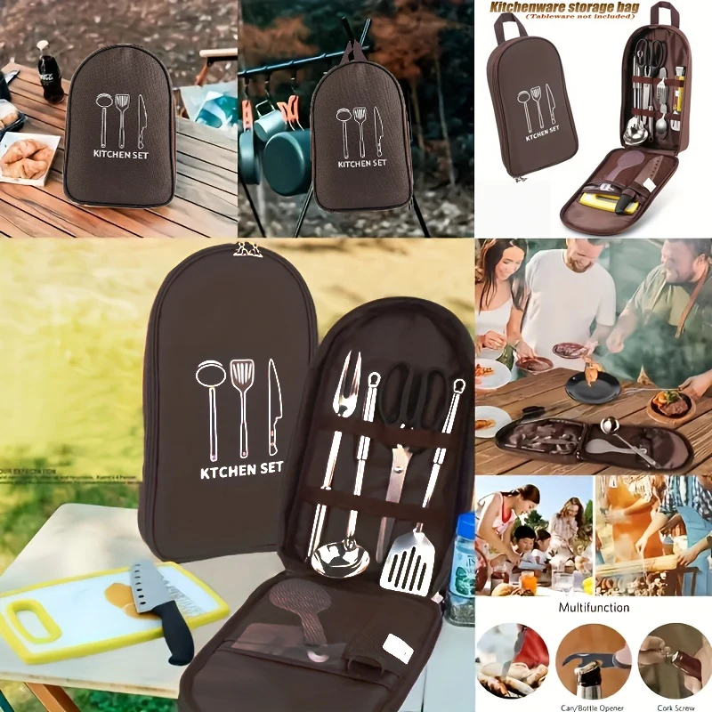 Outdoor Kochen Tasche Camping Lagerung Tasche TragbareKochen – Bild 2