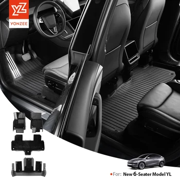 YZ Für Tesla Bodenmatten-Set Modell YL 2026 Kofferraummatte Gepäckraummatte TPE Wasserdicht Rutschfest Set