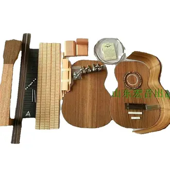 23 Zoll/26 Zoll Ukulele Komplett-Set für Einzelne DIY-Ukulele-Bau Musikinstrument-Zubehör