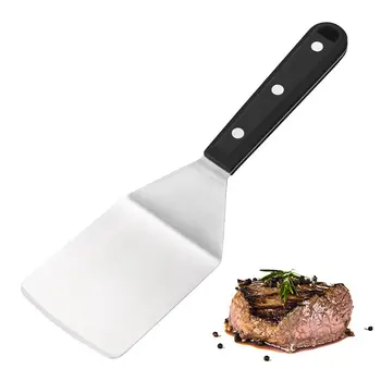 Edelstahl Griddle Spatel Turner Pfannkuchen Hamburger Smasher Turner Schaber Lasagne Turner Server