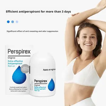 PERSPIREX Roll-On Deodorant (Classic Blue) - 72H Anti-Transpirant für Achselschweiß und Geruchskontrolle