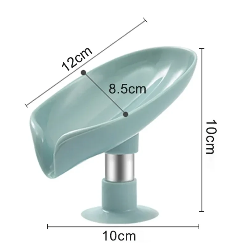 1 stücke Ablauf Seife Halter Blatt Form Seife Box Saugnapf – Bild 6