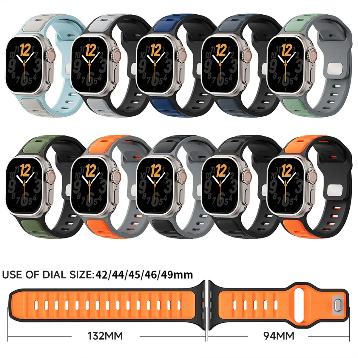 Für Iwatch Serie 11 10 9 8 7 6 5 4 SE3 Ultra 1 2 – Bild 2