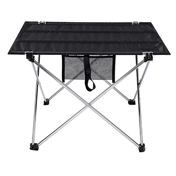 Ultraleichter, tragbarer, zusammenklappbarer Campingtisch, kompakte Rolltische mit Tragetasche