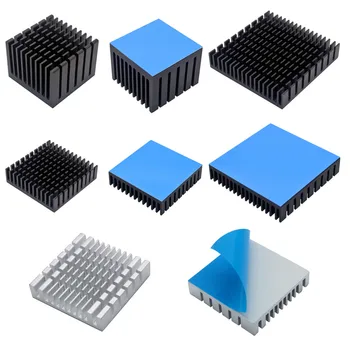 Aluminium-Kühlkörper, Kühlrippen, Kühlkörper für die Kühlung von elektronischen Chips, mit wärmeleitendem