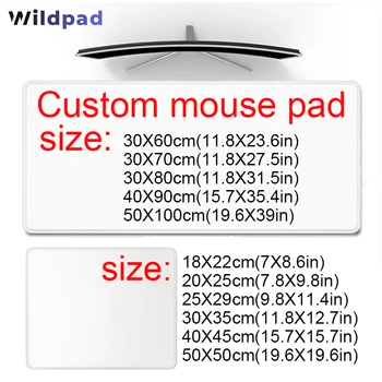 Benutzerdefinierte Mauspad Druck Diy große Spielmatte Gaming individuelle Matte XXL Größe Gamer Büro Mousepad