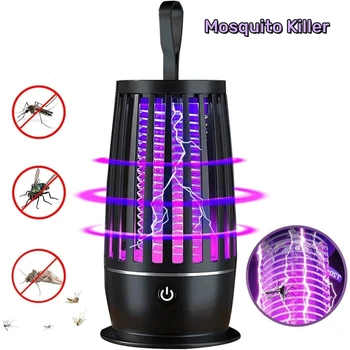 Mückenkiller-Lampe Insektenabwehr Strahlungsarm Geräuschlos Elektrische Insektenfalle USB-Aufladung