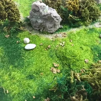 1 Beutel Mikro landschaft Dekoration Kunstrasen Pulver DIY Zubehör Garten Handwerk Gebäude Modell Material