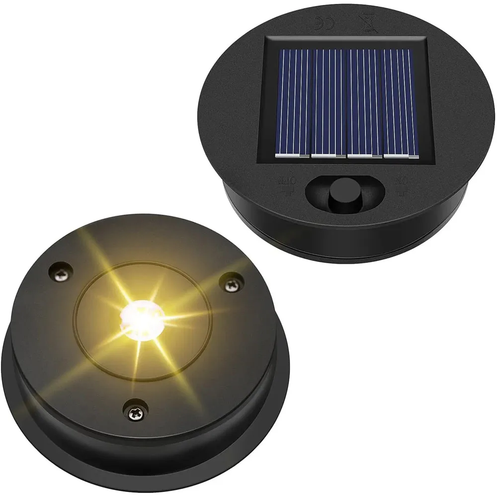 7 cm/8 CM Solar Licht Ersatz Top 1,2 V Wasserdichte LED Solar – Bild 5