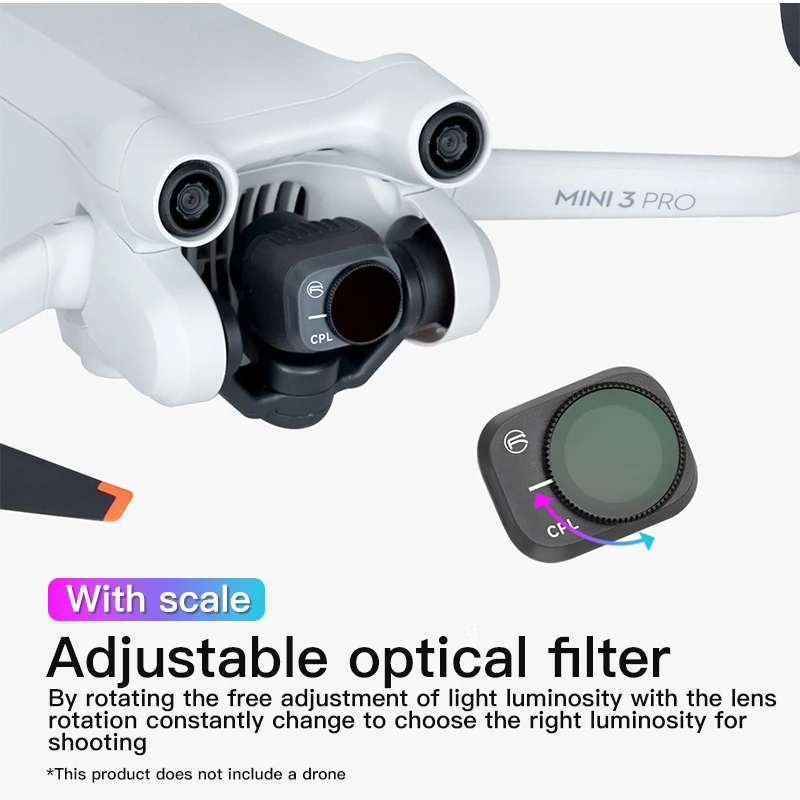 RCSTQ Für DJI Mini 3 Pro Filter Drone Kamera Objektiv Filter – Bild 5