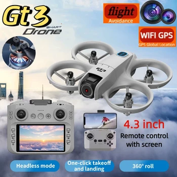 Lenovo GT3 Drohne 8K HD Doppelkameras Fernbedienung Headless-Modus Helikopter 360 ° Flip FPV WIFI Bürstenlose