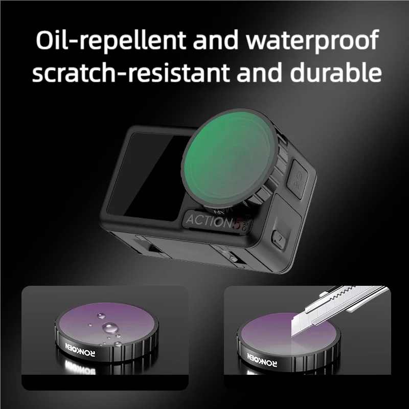 Ronkoen ND CPL Filter für DJI OSMO Action4/5Pro Action Kamera – Bild 2