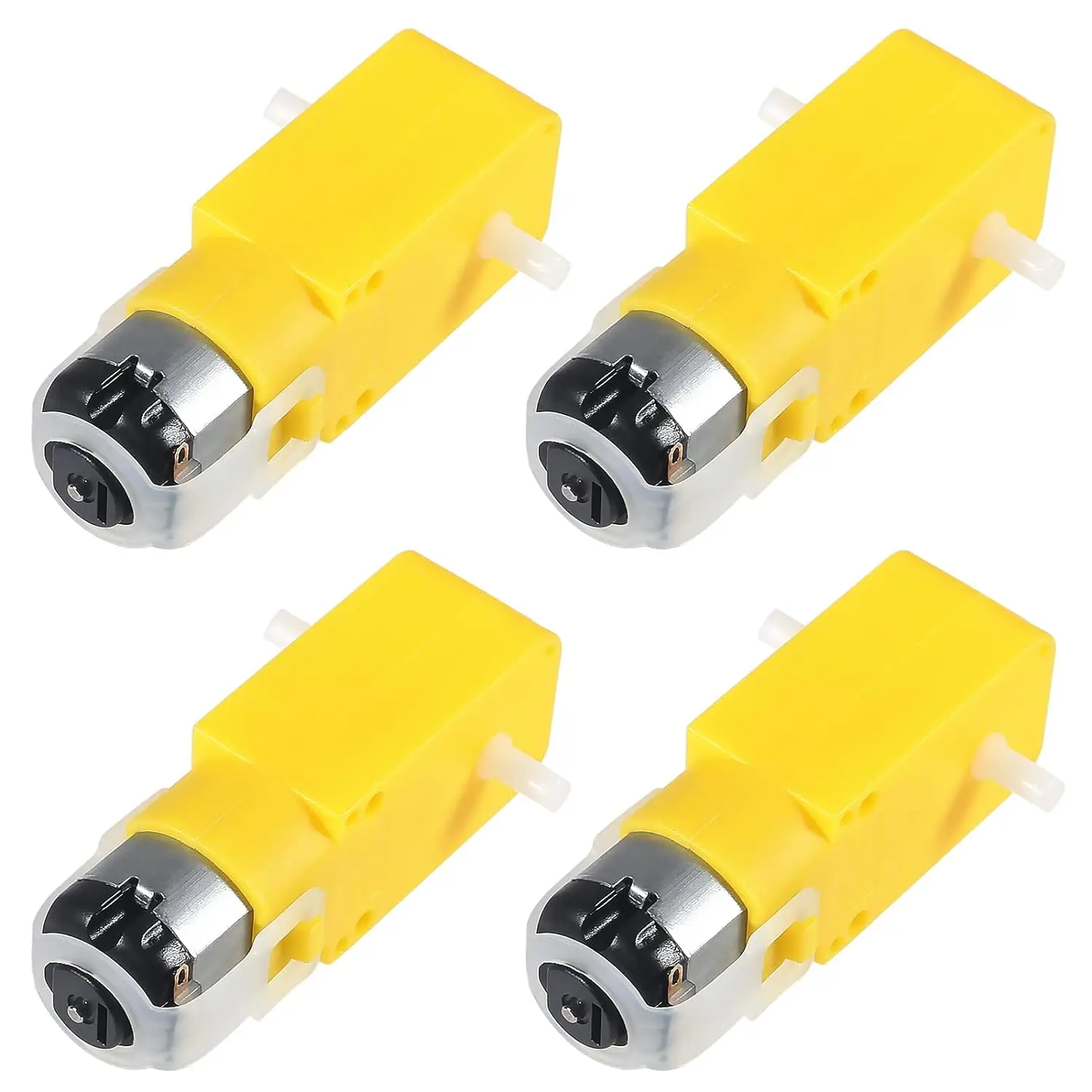 4 Stück TT-Motor Dual DC 3–6 V Getriebemotor 200 U/min – Bild 2