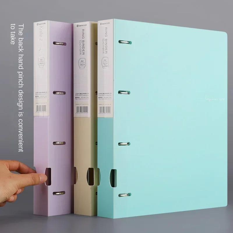 NEUE Tragbare 4-Loch D-Typ Ordner A4 Kunststoff Lagerung – Bild 4