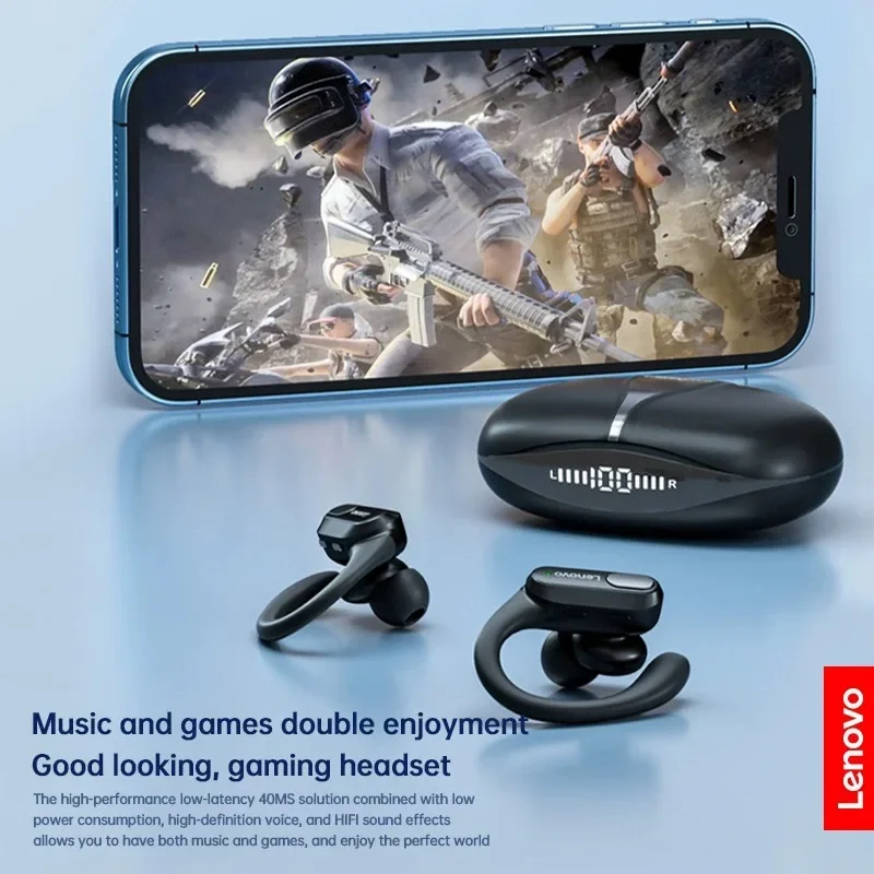 Lenovo XT80 Kabellose Kopfhörer, Bluetooth 5.3-Ohrhörer, echt – Bild 4