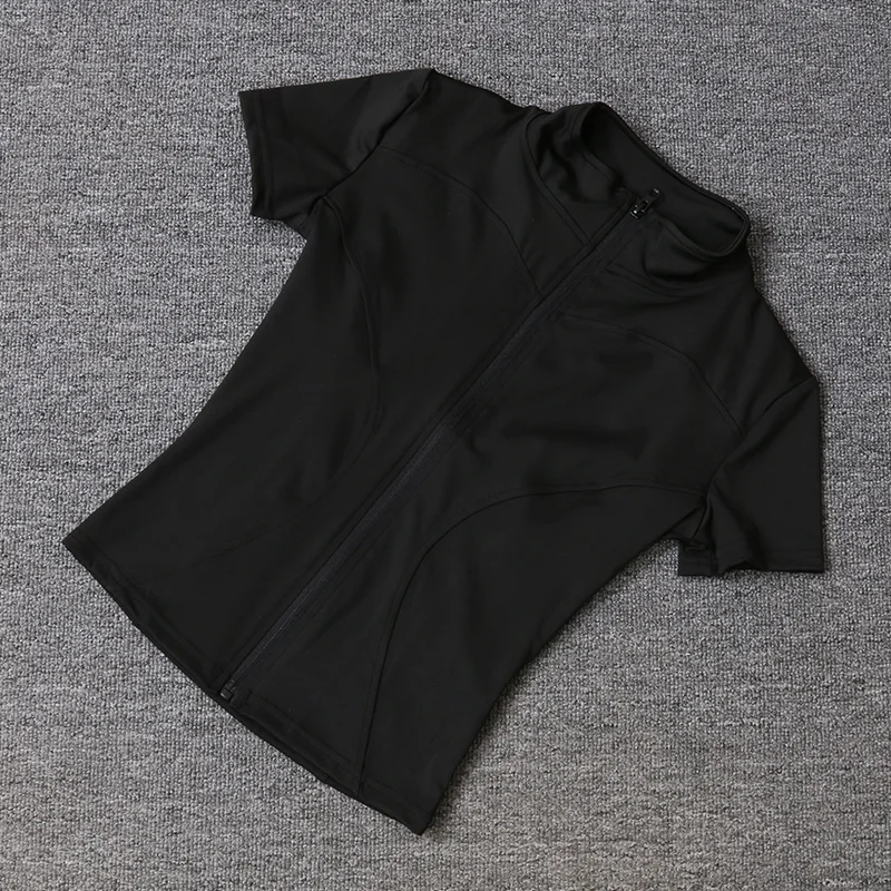 Sommer Hohe Qualität Taille Abnehmen Training Tops frauen – Bild 3