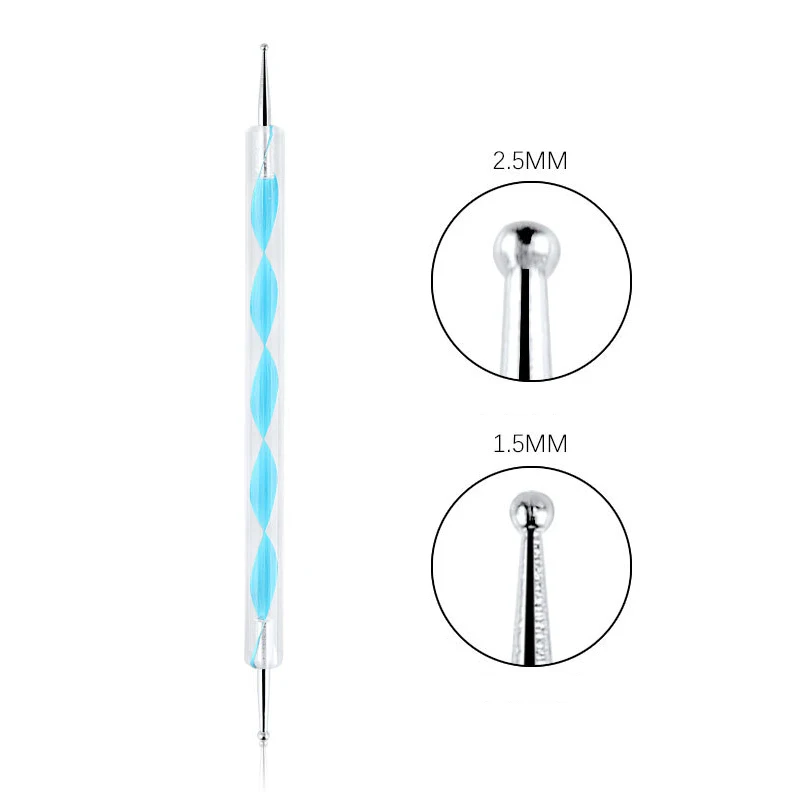 Nail Art Dotting Pen, Spiralstab-Hakenstift, Zeichnen, Malen – Bild 5