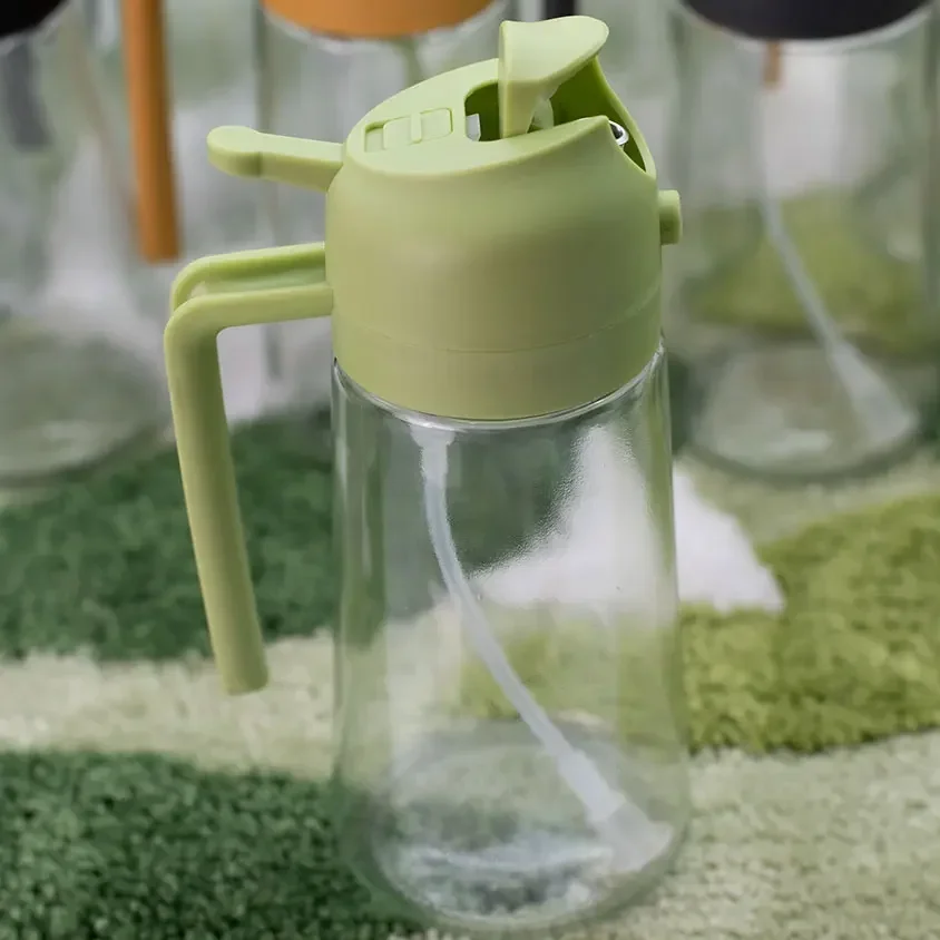 2in1 500 ml Glas Öl Sprayer Öl Spray Flasche Öl Tank BBQ – Bild 5