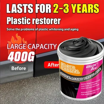 [All-in-One-Reparaturcreme] All-in-One-Reparaturcreme aus Kunststoff und Gummi - sofortige schwarze