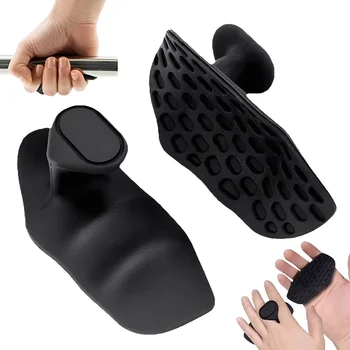 Gewichtheber-Griffe Trainingshandschuhe Flexibler Handschutz für Männer Frauen Fingerlose (2 Stück)