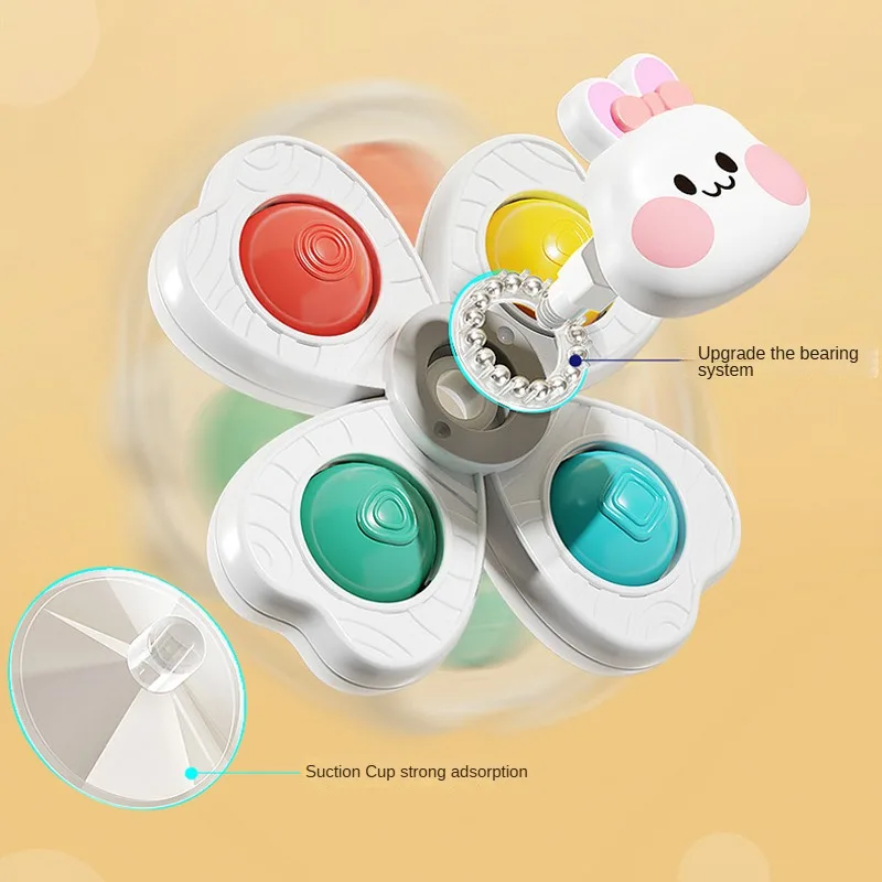 Baby Sucker Spinning Spielzeug Kinder Bad Montessori Bildung – Bild 6