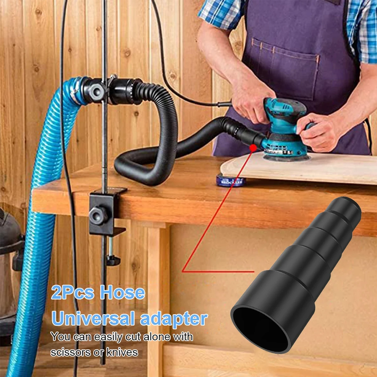 Universal Adapter Konverter Staubsauger Rohr Schlauch – Bild 2