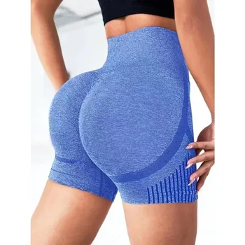 Damen Yoga-Shorts mit Hoher Taille Workout-Shorts Fitness Yoga Po-Lifting Fitness Damen Yoga Gym Laufshorts