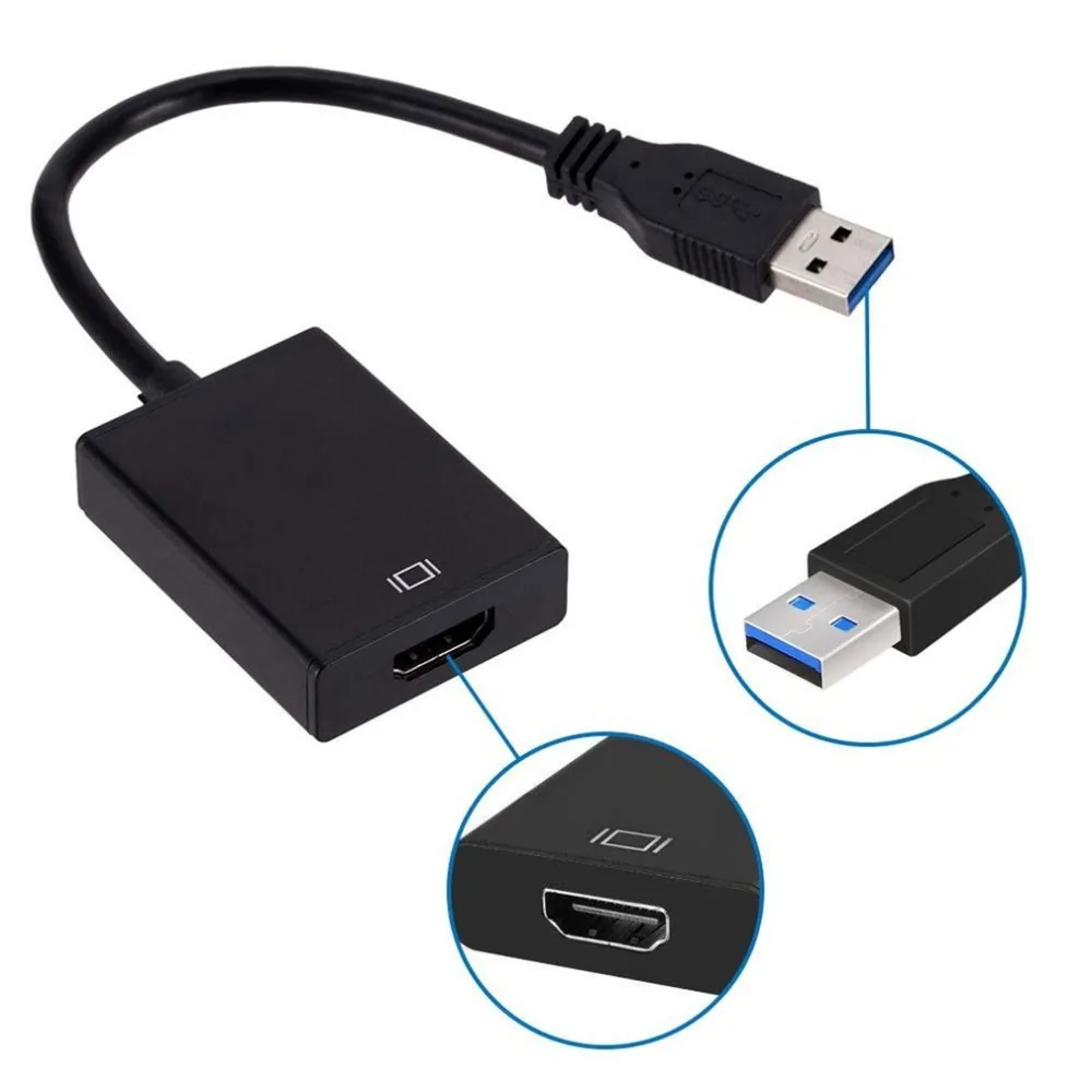 1080P USB 3.0 zu HDMI-Kompatibel Konverter Multi Display – Bild 2