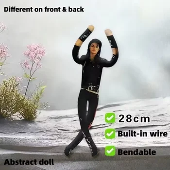 Anime Michael Jackson Cosplay Requisiten-Puppe Plüsch-Stoffpuppe Raumdekoration Abstrakte Gelenkbewegliche