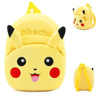 Pokemon Pikachu Plüsch Rucksack kawaii Anime Figur Stofftier Weiche Nette Baby Schule Tasche Kinder Geburtstag