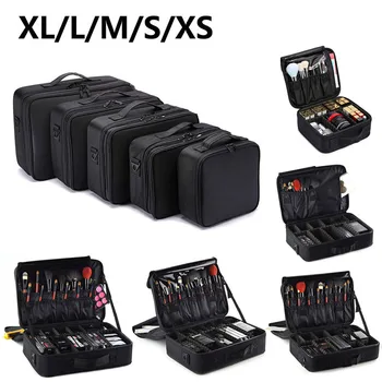 Professionelle Make-Up Fall Weibliche Reise Große Kapazität Schönheit Nagel ToolBox Kosmetische Organizer