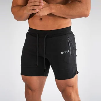 Männer Zip pocket jogginghose Fitness Turnhallen Shorts Männer Sommer Running Short Hosen Männlichen Jogger