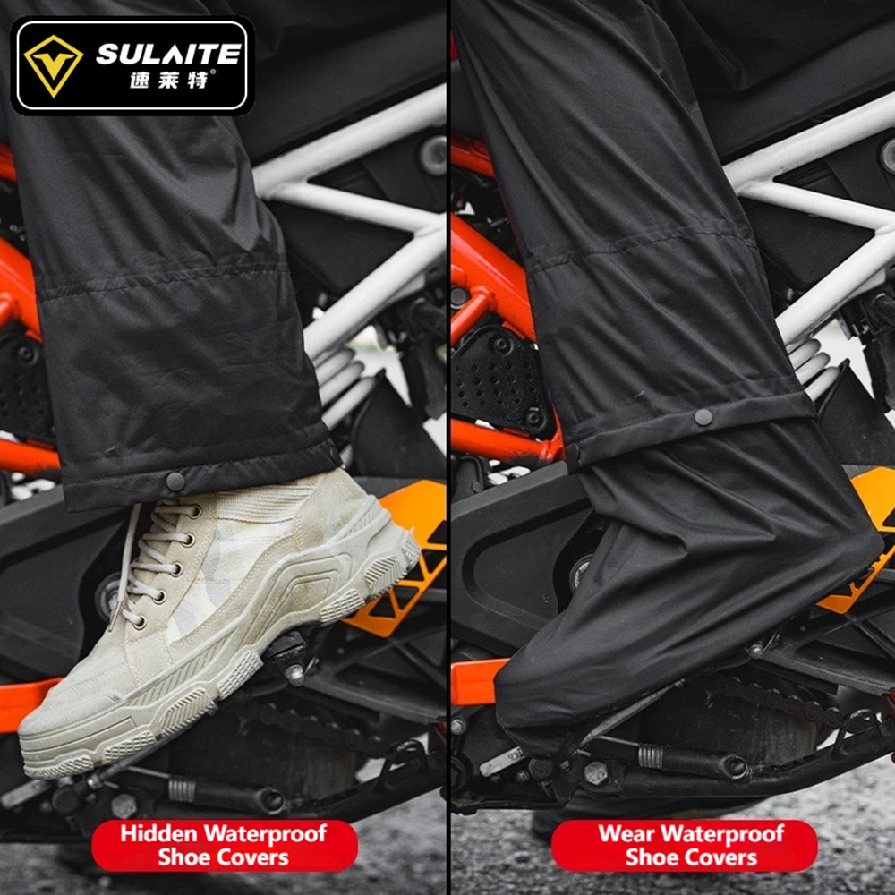 SULAITE Motorrad-Regenanzug für Herren und Damen – Bild 4