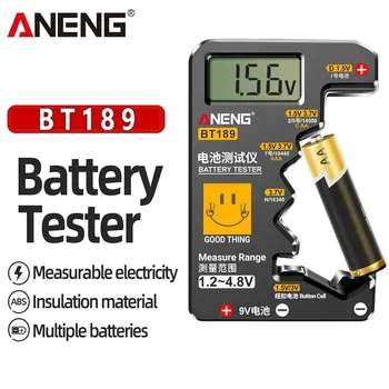 ANENG BT189 Knopfzelle Tester 9V N D C AA AAA Universal Haushalt LCD Display Batterie Tester Power Bank