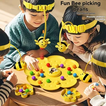 Magnetische Brettspiele Bumble Bee Spielzeug Montessori Sortierpuzzle Tischspiel Angelspielzeug Interaktive