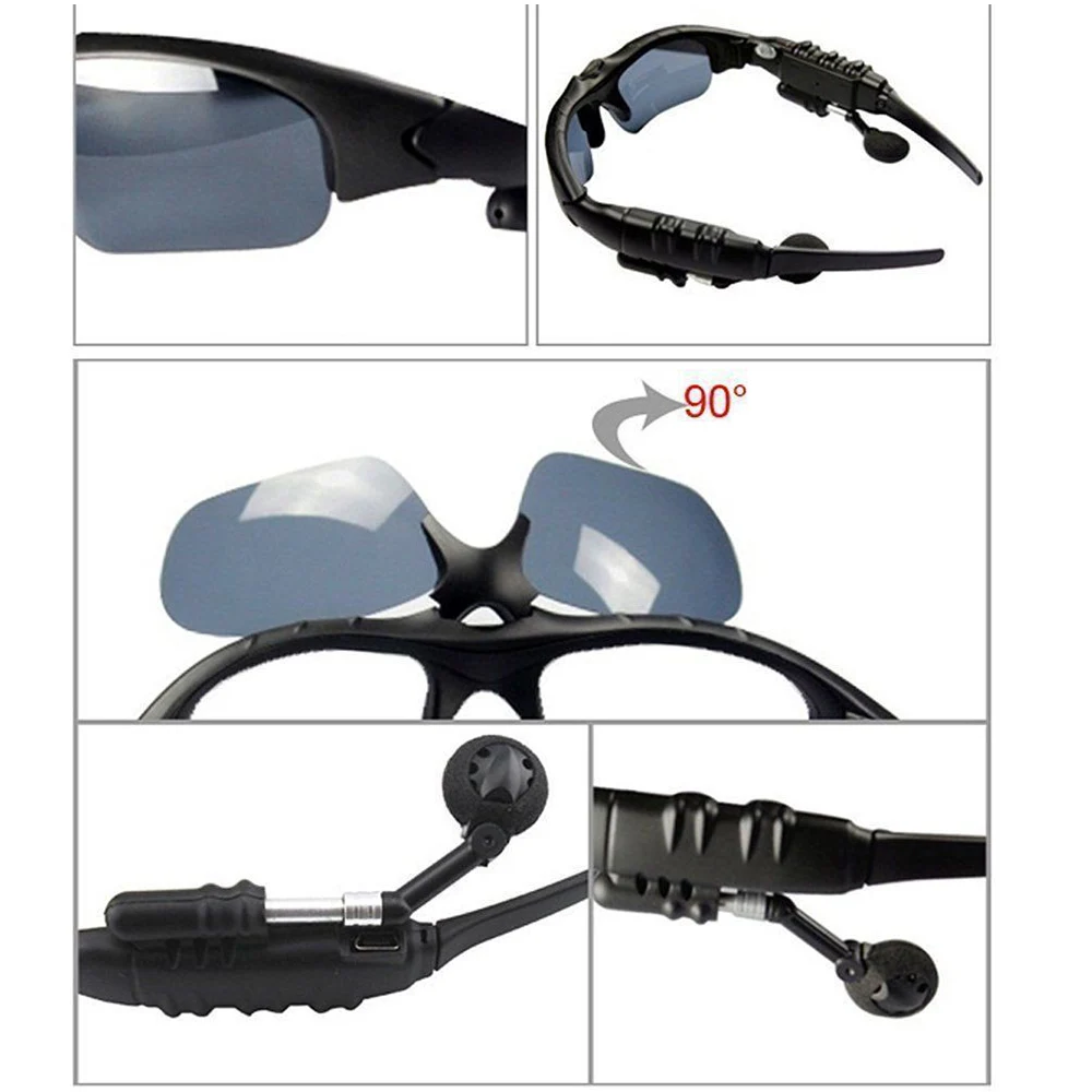 Bluetooth-Wanderbrille, intelligente Brille, Stereo-Hören – Bild 4