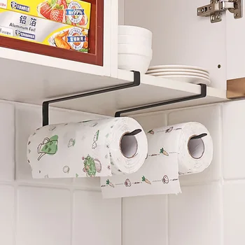 Küchen taschentuch halter stanz freier papier handtuch halter hängende toiletten rolle papier halter handtuch