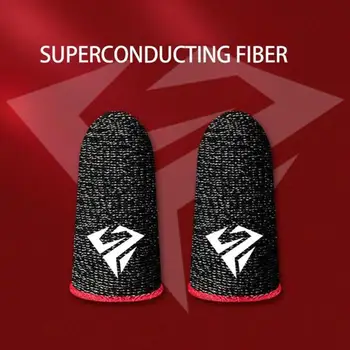 Handy-Spiel Fingertip Handschuhe Für PUBG Gamer Schweißfest Anti-slip Touchscreen Finger Sleeve (2 Stück)