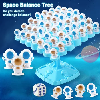 Astronauten Kreative Balancierende Baum Spielzeug Balance Board Tabletop Party Lustige Eltern-kind-Interaktive