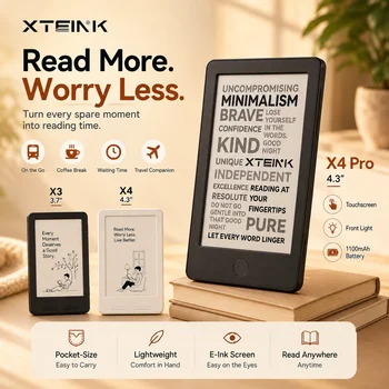 XTEINK X4Pro E-Book X3 Reader Tragbarer 3,7-Zoll-Bildschirm Ultraflacher Elektronischer