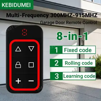 Universal Garage Fernbedienung Tor Schlüssel Duplizierer Klon 8 Kanäle 300-915 Mhz Multi-frequenz Garage Tür