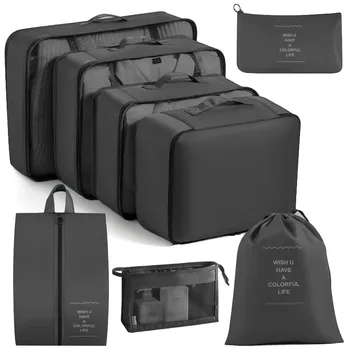 Set Reisetasche Organizer Kleidung Gepäck Reise Veranstalter Decke Schuhe Organisatoren Tasche Koffer Beutel