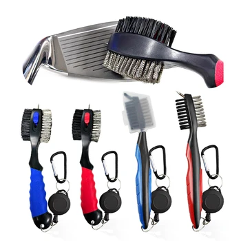 Golf Club Pinsel Golf Nut Reinigung Pinsel 2-Seitige Golf Putter Keil Ball Groove Reiniger Kit Reinigung