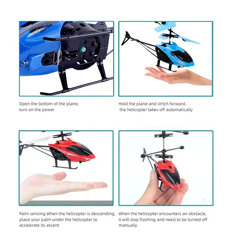 Wiederaufladbare Mini-RC-Drohne Ferngesteuerte Sichere – Bild 4