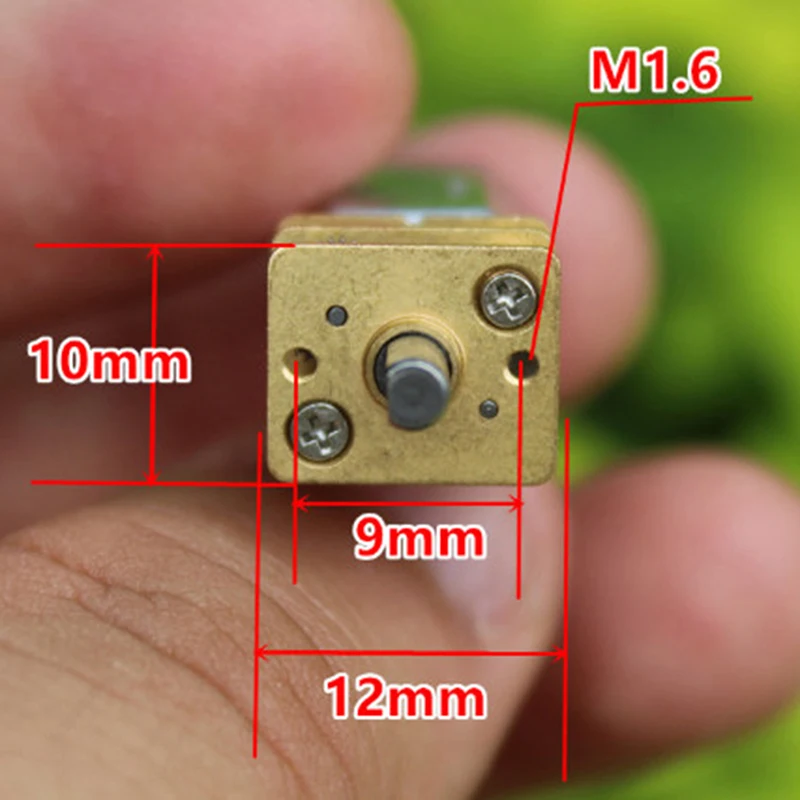 Mini N20 Getriebemotor DC 3V-12V langsame Geschwindigkeit – Bild 5