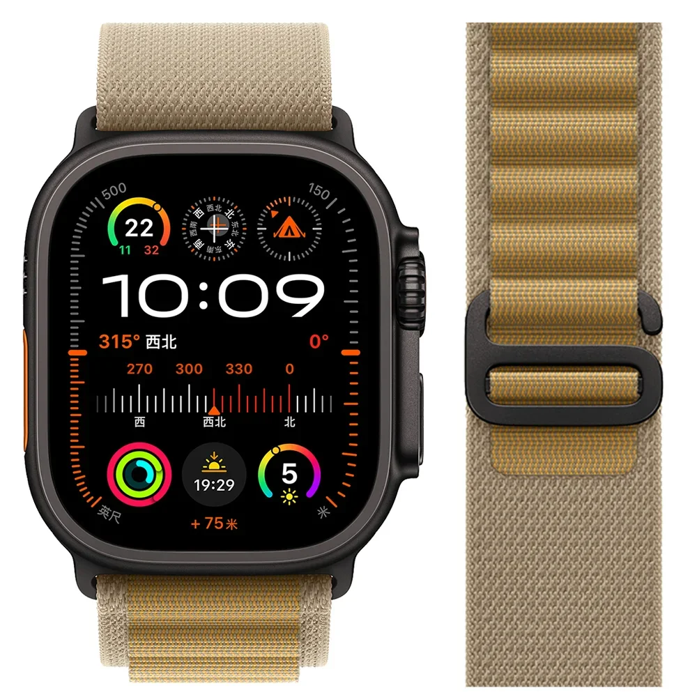 Alpine Loop für Apple Watch Band Ultra2 49 mm 40–44 mm 45 mm